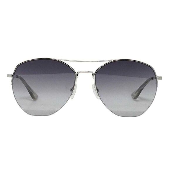 Calvin Klein Mens Smoke Sunglasses / Silver
